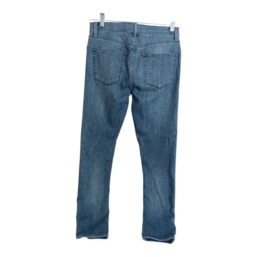J Brand Women's Skinny Blue Jeans Size 31 Medium Wash 30x28 Mid Rise No Flaws